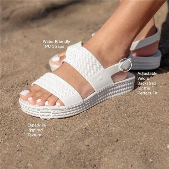 Reef Water Vista Platform Sandals Womens Beach Slide EVA Comfort Shoes - Picture 6 of 7